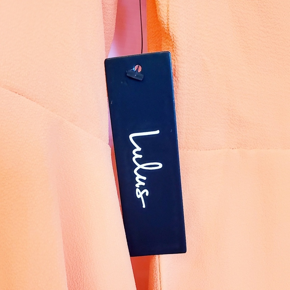 ONE LEFT! Lulu's Center of Attn. Orange Dress - Picture 7 of 7